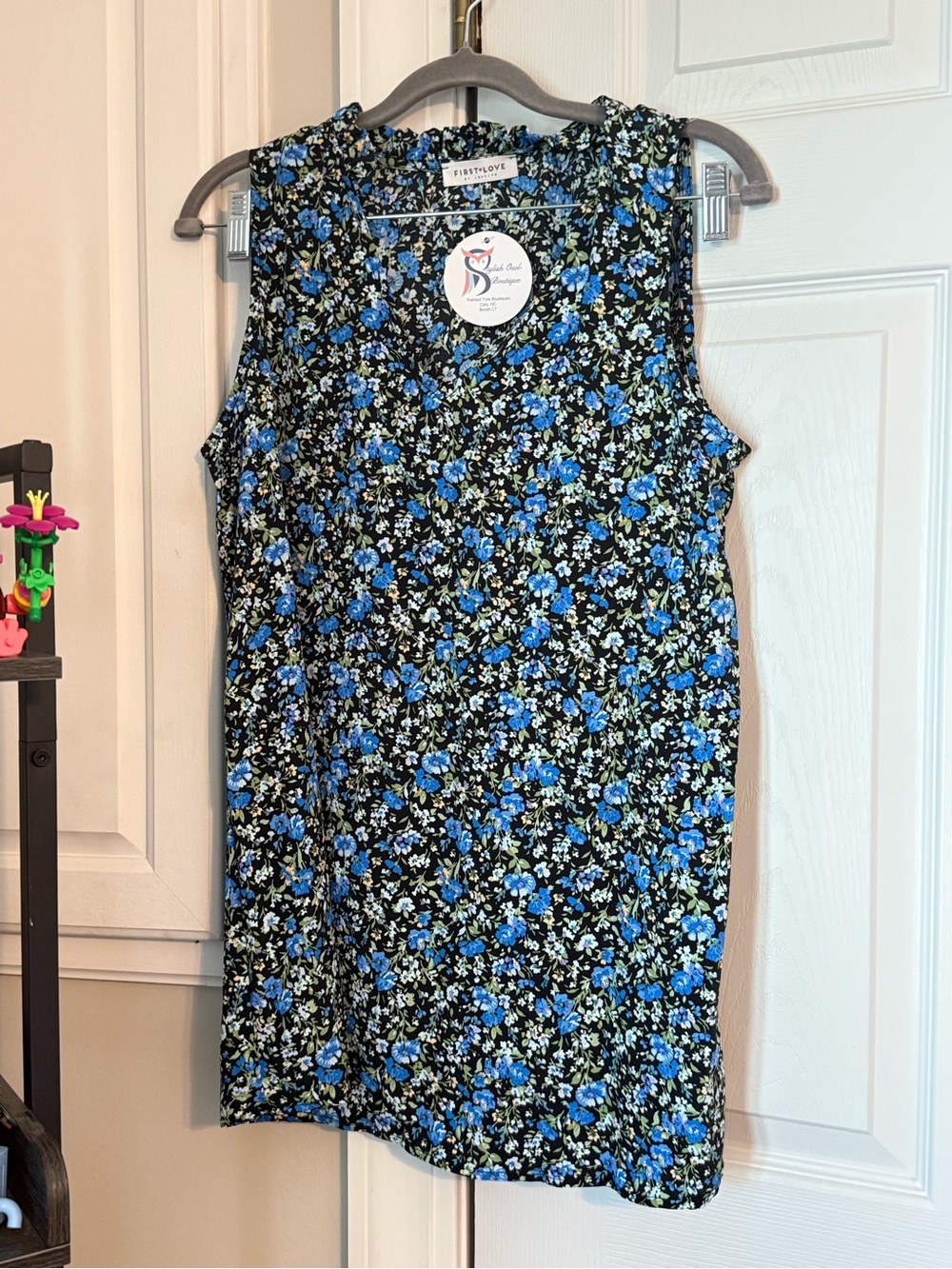 First Love by Lovelyn Floral Sleeveless Dress | Size M